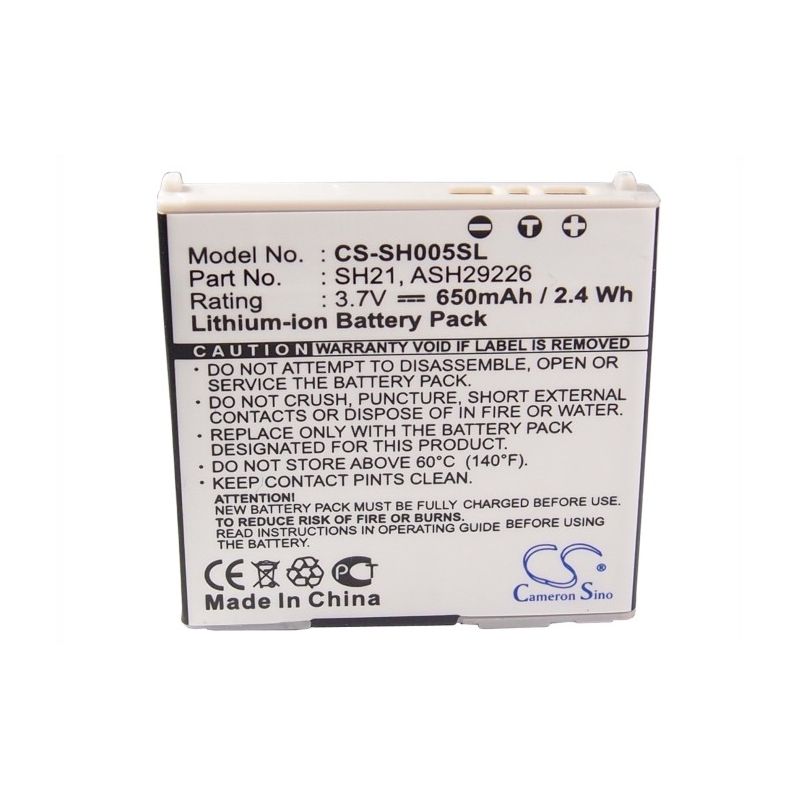 Li-ion Battery fits Sharp, sh-01b, sh-02a, sh-02b 3.7V, 650mAh Mobile & SmartPhone Cameron Sino Technology Limited (Suspended)