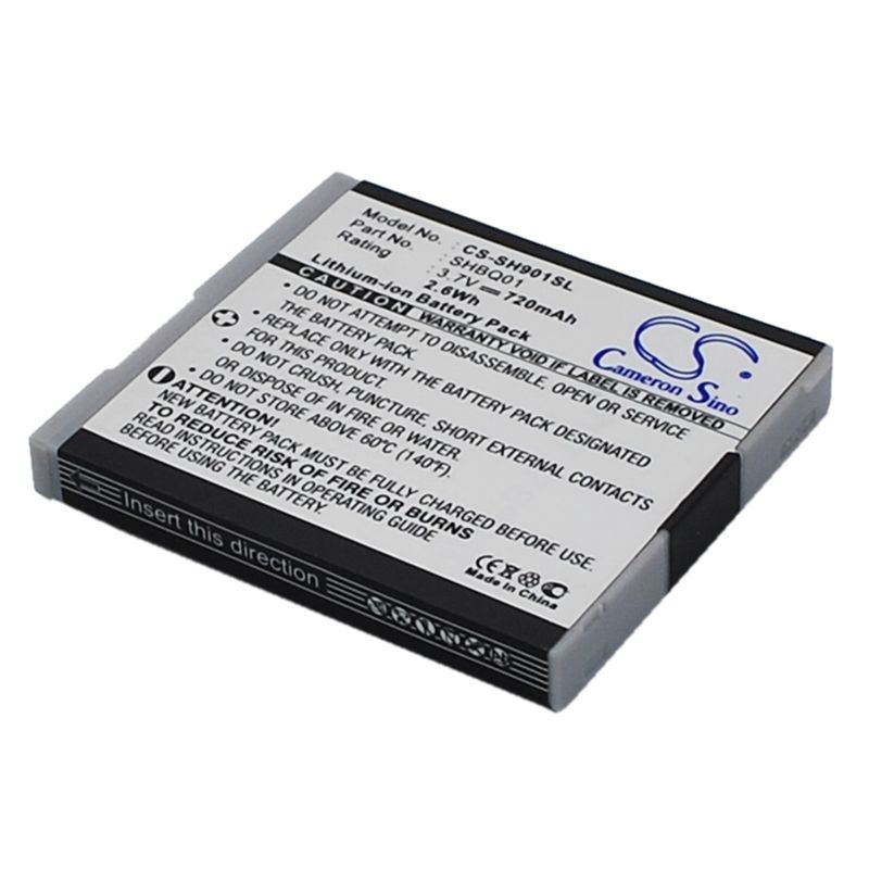 Li-ion Battery fits Sharp, sh05, sh901is, sh902i 3.7V, 720mAh Mobile & SmartPhone Cameron Sino Technology Limited