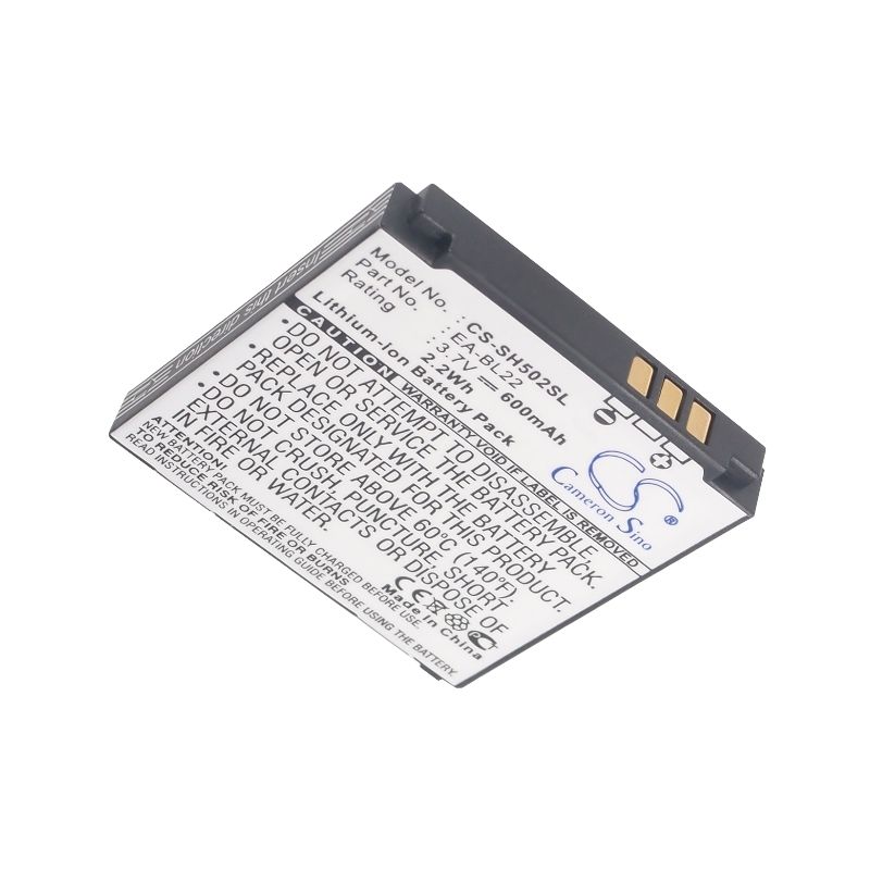 Li-ion Battery fits Sharp, sh5010c, sh5018c, sh5020c 3.7V, 600mAh Mobile & SmartPhone Cameron Sino Technology Limited