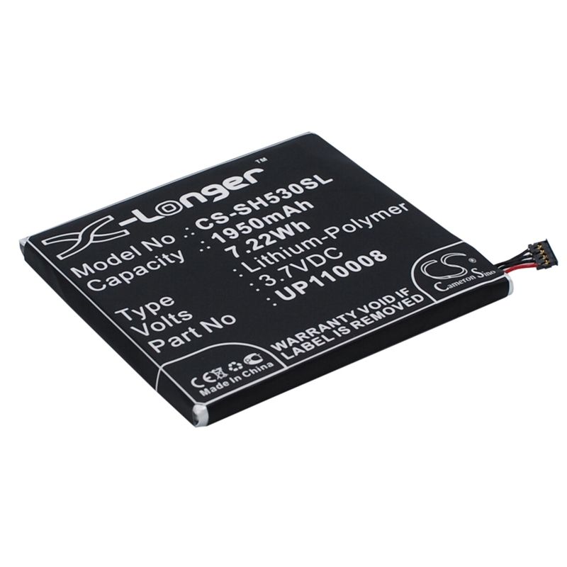 Li-Polymer Battery fits Sharp, sh530u 3.7V, 1950mAh Mobile & SmartPhone Cameron Sino Technology Limited