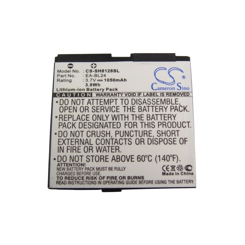 Li-ion Battery fits Sharp, sh8118, sh8118u, sh8128 3.7V, 1050mAh Mobile & SmartPhone Cameron Sino Technology Limited (Suspended)