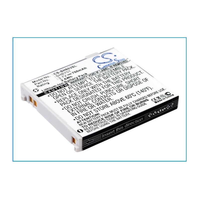 Li-ion Battery fits Sharp, v603sh 3.7V, 700mAh Mobile & SmartPhone Cameron Sino Technology Limited (Suspended)