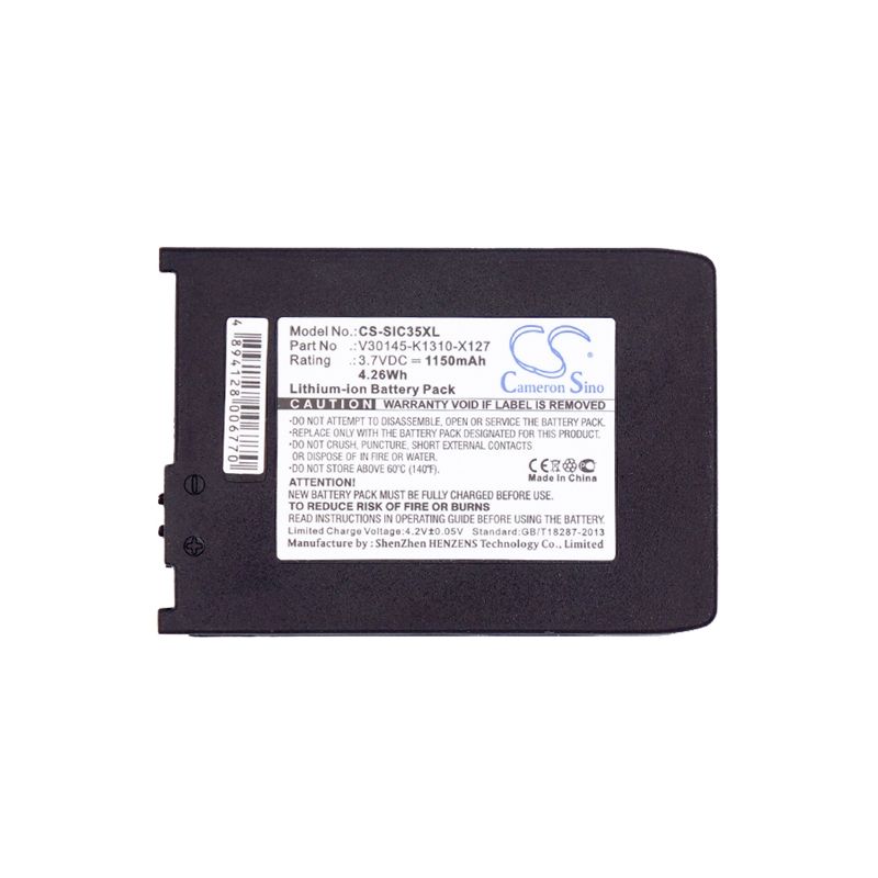 Li-ion Battery fits Siemens,3506,3508,3518 3.7V, 1150mAh Communications Cameron Sino Technology Limited (Suspended)
