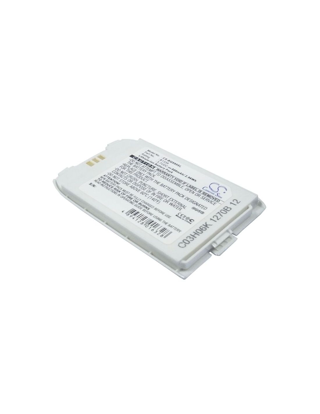 Li-ion Battery fits Siemens, o2 x4, s80 3.7V, 800mAh Communications Cameron Sino Technology Limited (Suspended)