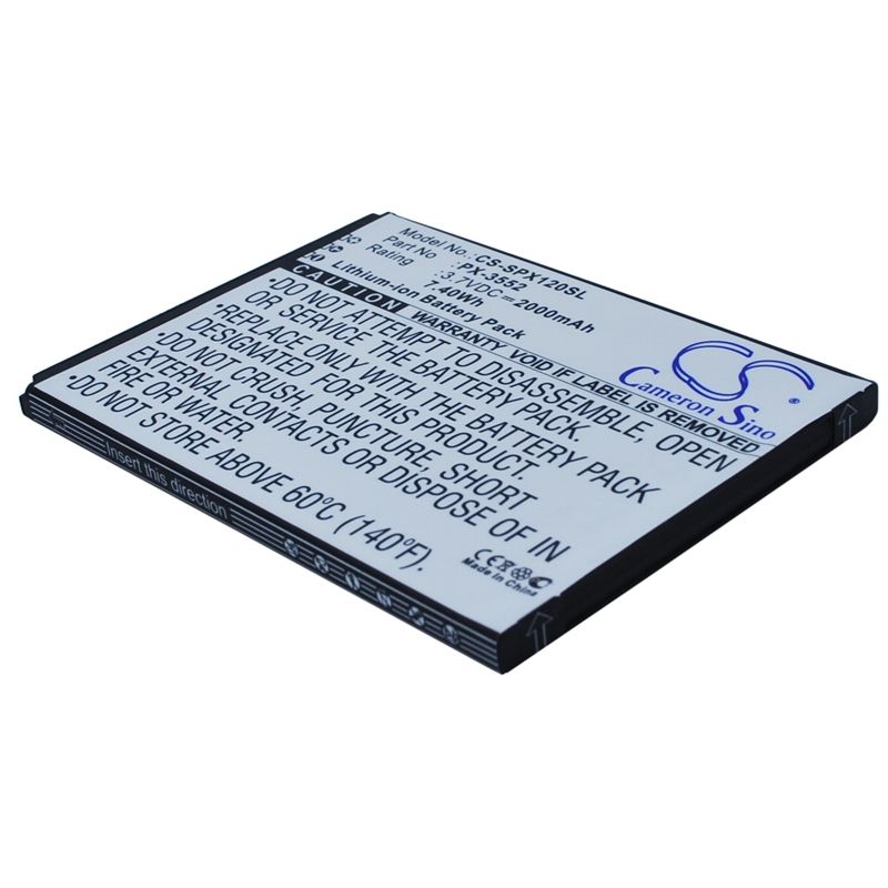 Li-ion Battery fits Simvalley, spx-12 3.7V, 2000mAh Mobile & SmartPhone Cameron Sino Technology Limited