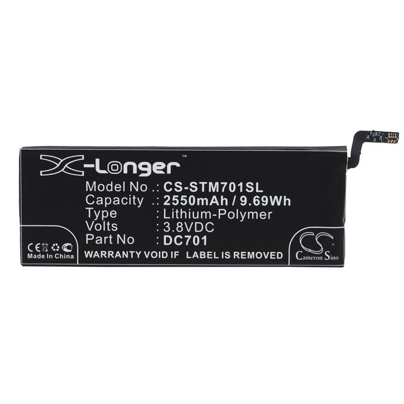 Li-Polymer Battery fits Smartisan, sm701, sm705, t1 3.8V, 2550mAh Communications Cameron Sino Technology Limited (Suspended)