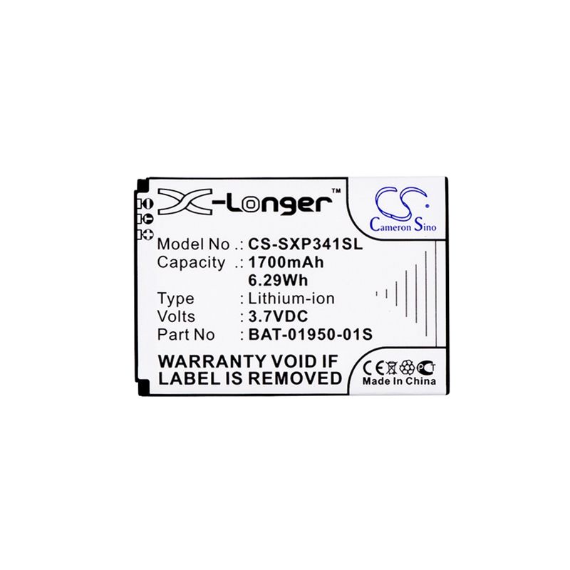 Li-ion Battery Fits Socketmobile, Sonim Xp Strike, Xp 3410, Xp Strike 3.7v, 1700mah Mobile & SmartPhone Cameron Sino Technology Limited