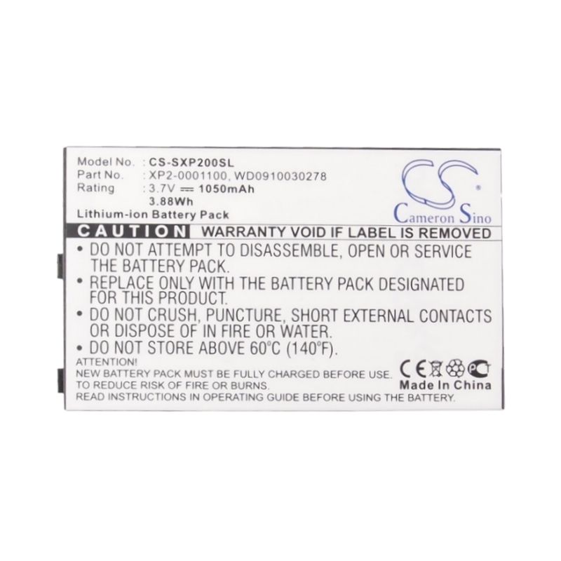 Li-ion Battery fits Socketmobile, sonim xp2, xp2 3.7V, 1050mAh Mobile & SmartPhone Cameron Sino Technology Limited