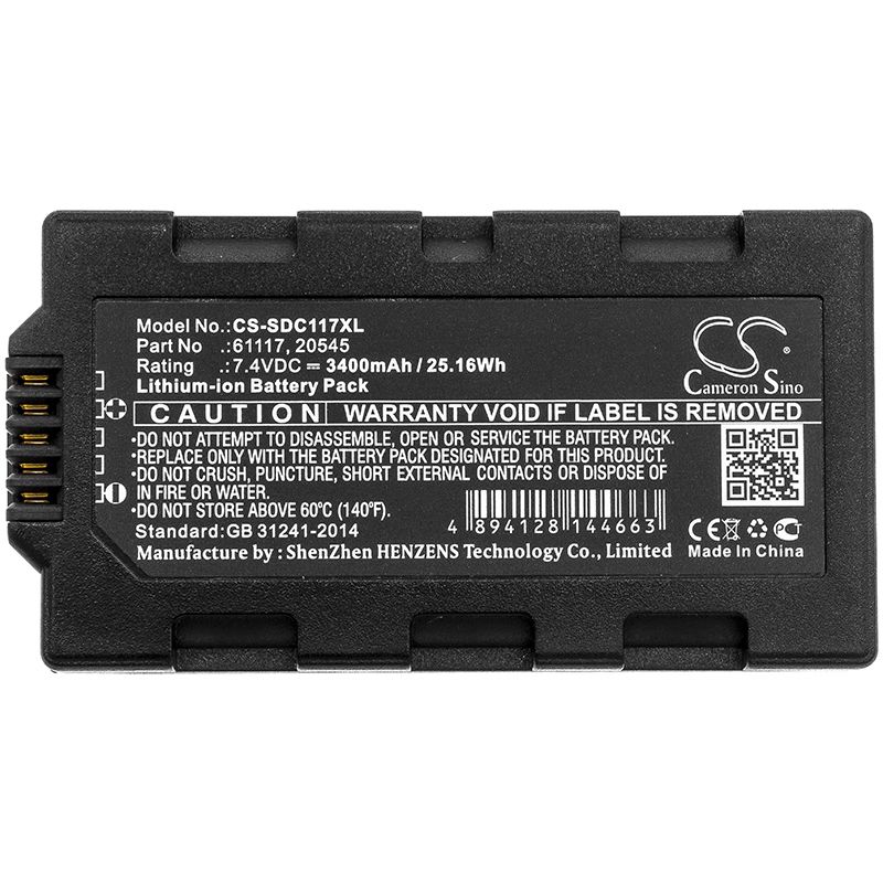 Li-ion Battery Fits Sokkia, Juniper Mesa Field, Topcon Tesla, 7.4v, 3400mah Equipment & Survey & Test Cameron Sino Technology Limited