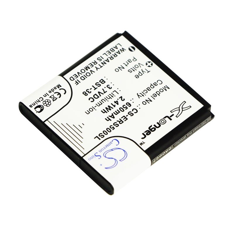 Li-ion Battery fits Sony ericsson, c510, c902, c902c 3.7V, 650mAh Communications Cameron Sino Technology Limited (Suspended)