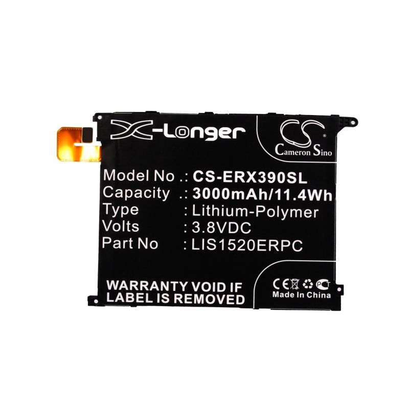 Li-polymer Battery Fits Sony Ericsson, C6616, C6802, C6803 3.8v, 3000mah Communications Cameron Sino Technology Limited (Suspended)