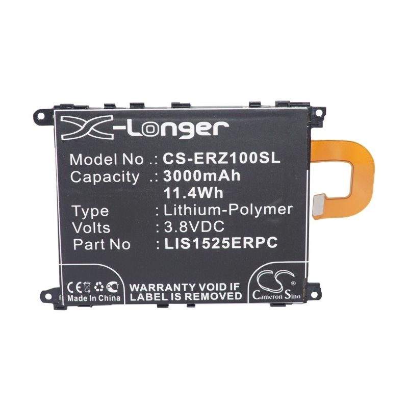 Li-polymer Battery Fits Sony Ericsson, C6902, C6903, C6916 3.8v, 3000mah Mobile & SmartPhone Cameron Sino Technology Limited