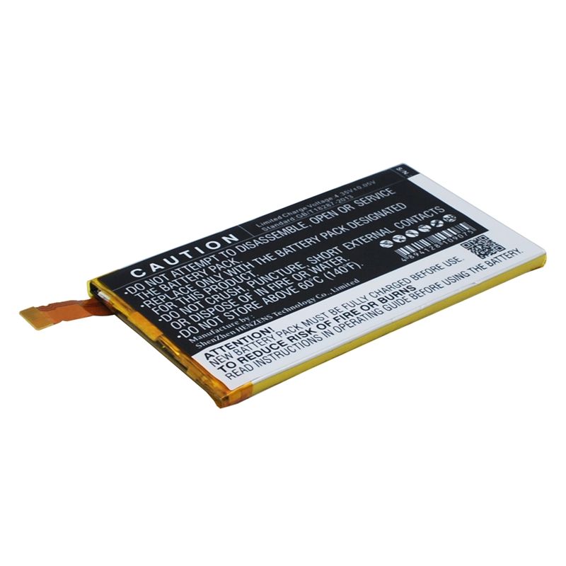 Li-polymer Battery Fits Sony Ericsson, Canopus, Canopus Anna, D6563 3.8v, 3000mah Mobile & SmartPhone Cameron Sino Technology Limited