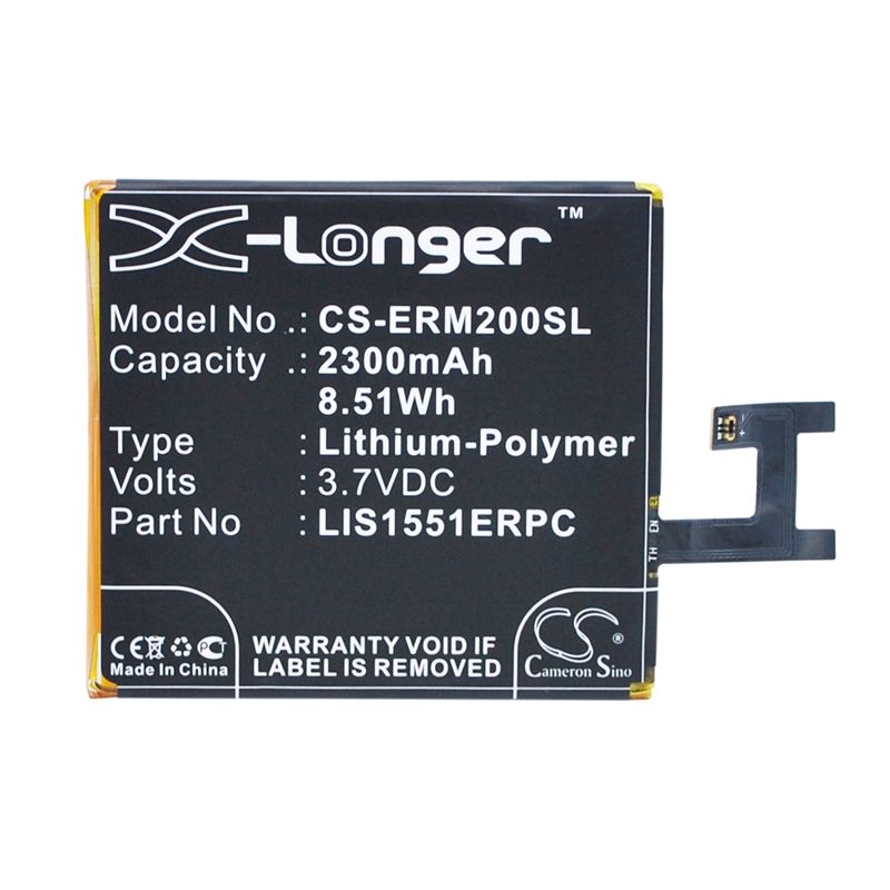 Li-Polymer Battery fits Sony ericsson, d2202, d2203, d2206 3.7V, 2300mAh Mobile & SmartPhone Cameron Sino Technology Limited