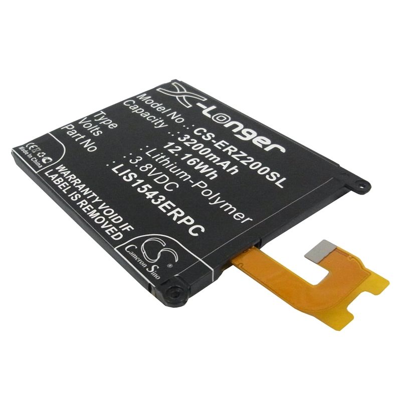 Li-polymer Battery Fits Sony Ericsson, D6502, D6503, D6508 3.8v, 3200mah Mobile & SmartPhone Cameron Sino Technology Limited