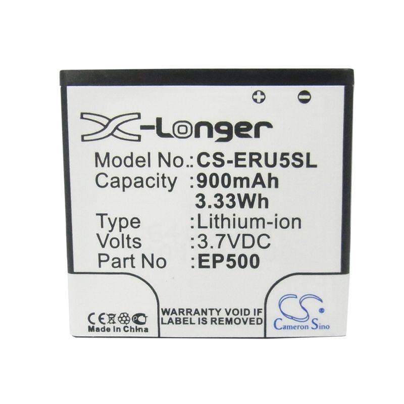Li-ion Battery fits Sony ericsson, e15, e15i, e16 3.7V, 900mAh Mobile & SmartPhone Cameron Sino Technology Limited