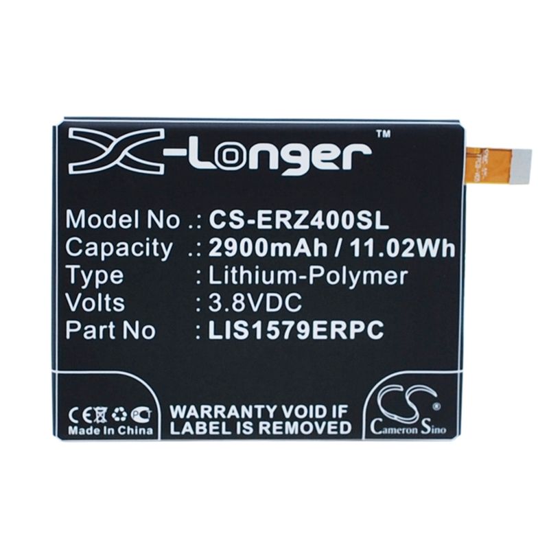 Li-polymer Battery Fits Sony Ericsson, E5506, E5533, E5553 3.8v, 2900mah Mobile & SmartPhone Cameron Sino Technology Limited