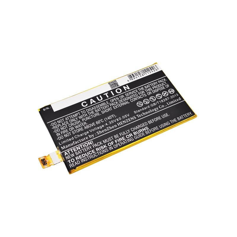 Li-polymer Battery Fits Sony Ericsson, E5803, E5823, F3211 3.8v, 2600mah Mobile & SmartPhone Cameron Sino Technology Limited