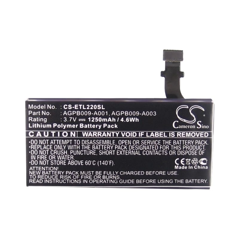 Li-ion Battery fits Sony ericsson, lt22, lt22i, nyphon 3.7V, 1250mAh Mobile & SmartPhone Cameron Sino Technology Limited