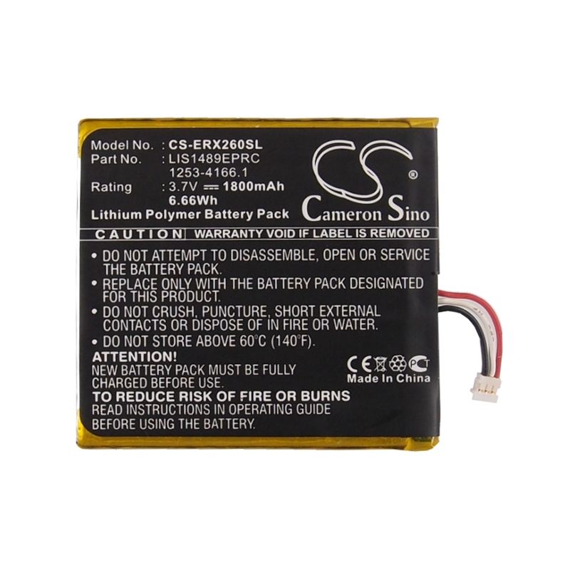Li-Polymer Battery fits Sony ericsson, lt26w, xperia acro s 3.7V, 1800mAh Mobile & SmartPhone Cameron Sino Technology Limited