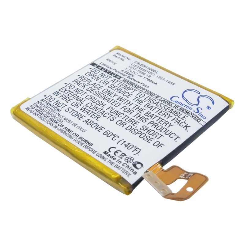 Li-Polymer Battery fits Sony ericsson, lt30a, lt30at, lt30i 3.7V, 1780mAh Mobile & SmartPhone Cameron Sino Technology Limited