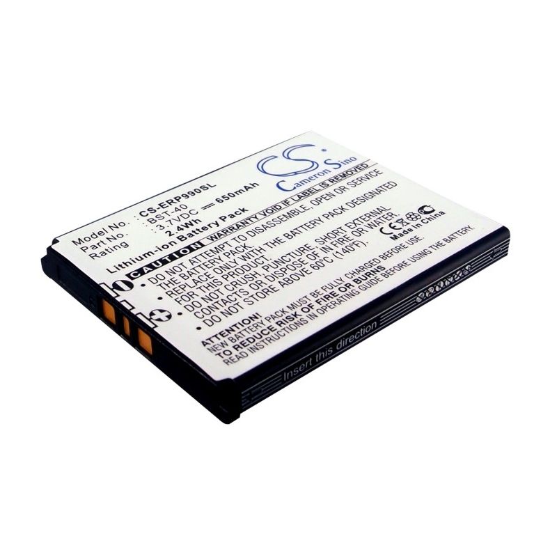 Li-ion Battery fits Sony ericsson, p1, p1c, p1i 3.7V, 650mAh Communications Cameron Sino Technology Limited