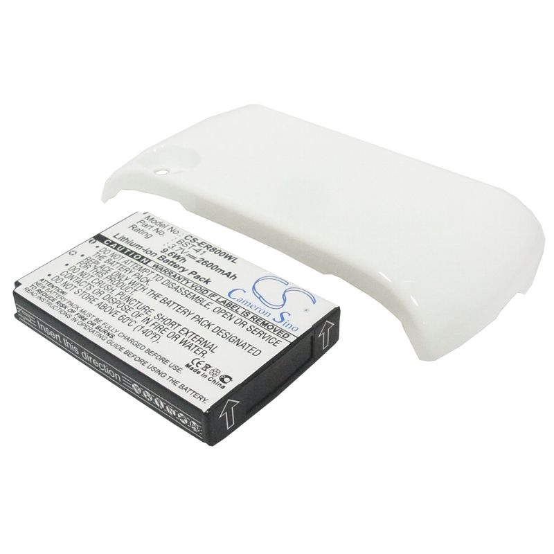 White 3.7V 2600mAh Sony ericsson, r800a, r800i, r800x Replacement Battery Communications Cameron Sino Technology Limited (Suspended)