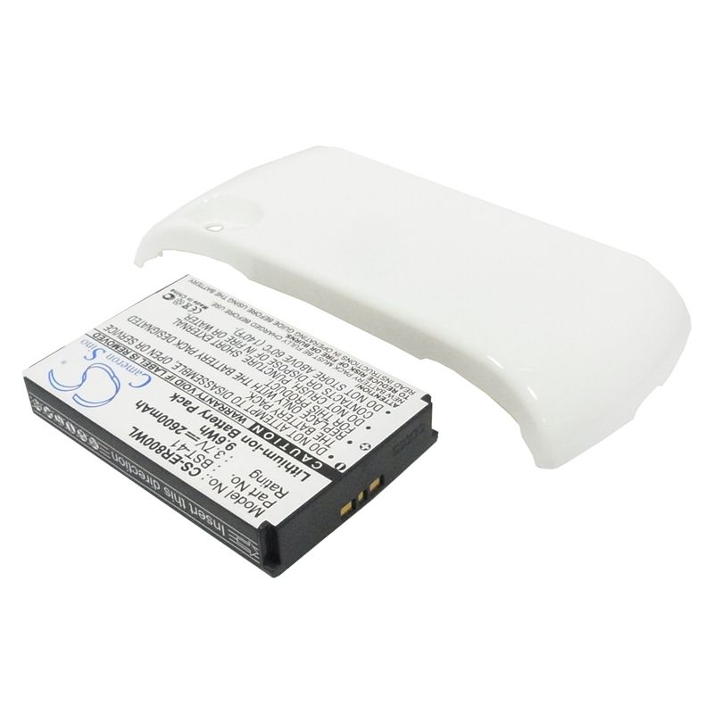 White 3.7V 2600mAh Sony ericsson, r800a, r800i, r800x Replacement Battery Communications Cameron Sino Technology Limited (Suspended)