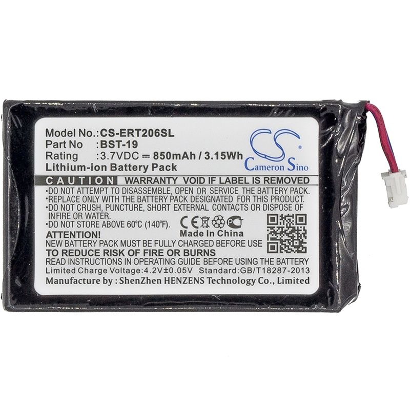 Li-ion Battery fits Sony ericsson, t206 3.7V, 850mAh Communications Cameron Sino Technology Limited (Suspended)