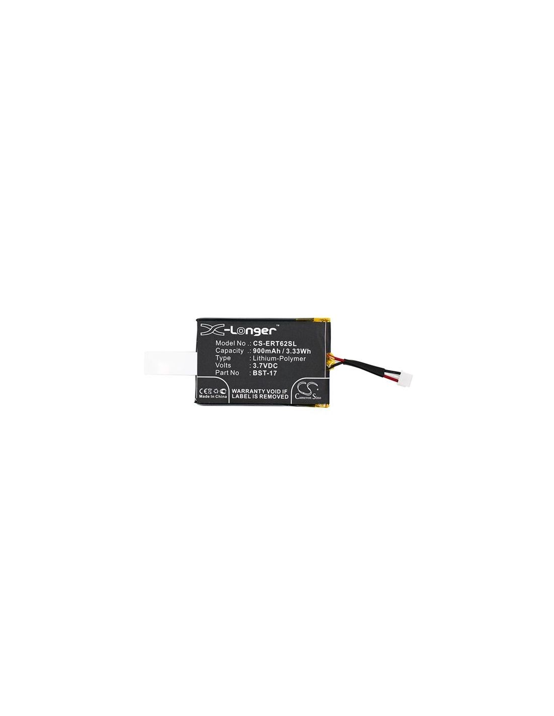Li-Polymer Battery fits Sony ericsson, t60, t60c, t61c 3.7V, 900mAh Mobile & SmartPhone Cameron Sino Technology Limited