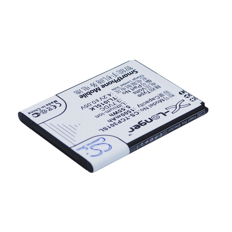 Li-ion Battery fits Tcl, j326t, p301m 3.7V, 1500mAh Communications Cameron Sino Technology Limited (Suspended)