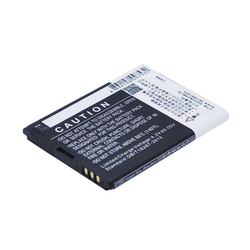 Li-ion Battery fits Tcl, j326t, p301m 3.7V, 1500mAh Communications Cameron Sino Technology Limited (Suspended)
