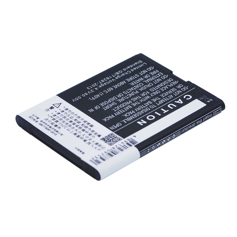 Li-ion Battery fits Tcl, j326t, p301m 3.7V, 1500mAh Communications Cameron Sino Technology Limited (Suspended)