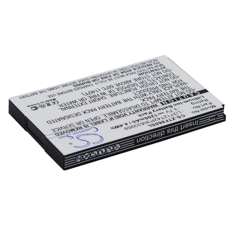 Li-ion Battery fits Telstra, e700 f860 f868 f866, i909, zte 3.7V, 1200mAh Mobile & SmartPhone Cameron Sino Technology Limited