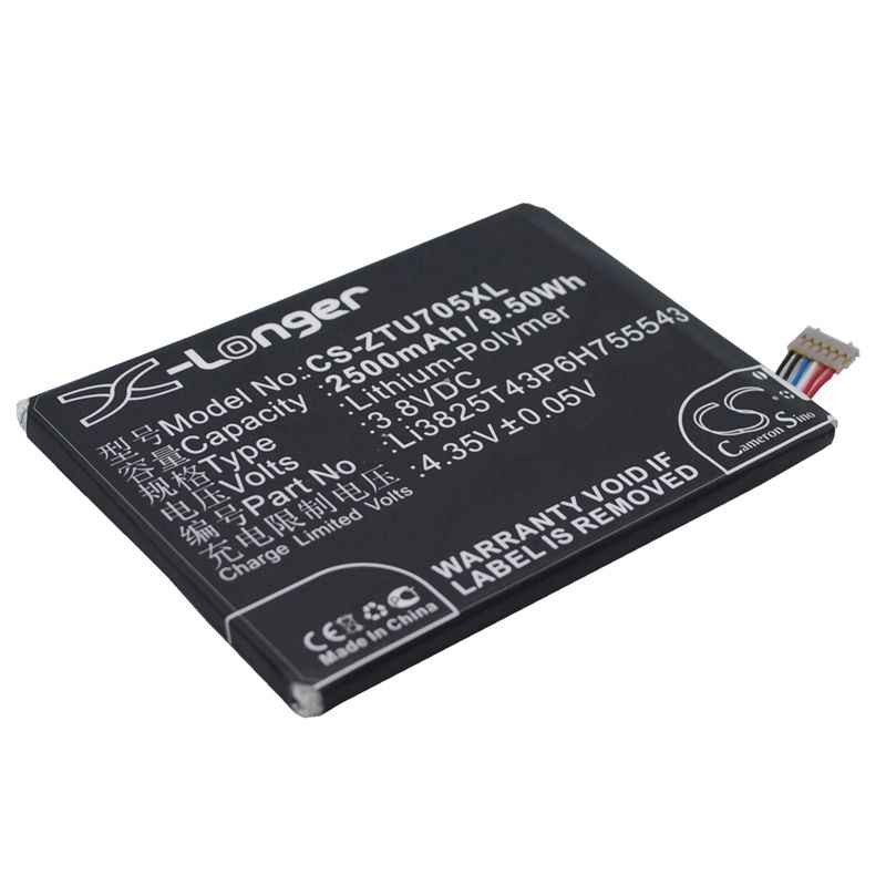 Li-Polymer Battery fits Telstra, t84, tough max, tough max lte 3.8V, 2500mAh Mobile & SmartPhone Cameron Sino Technology Limited
