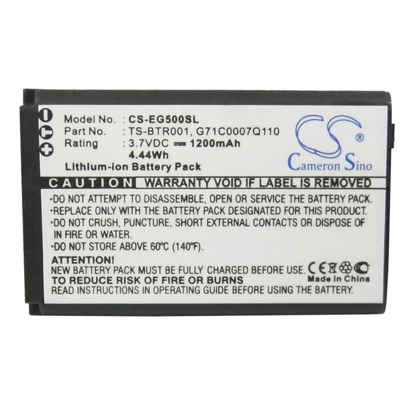 Li-ion Battery fits Toshiba, portege g500 3.7V, 1200mAh Mobile & SmartPhone Cameron Sino Technology Limited