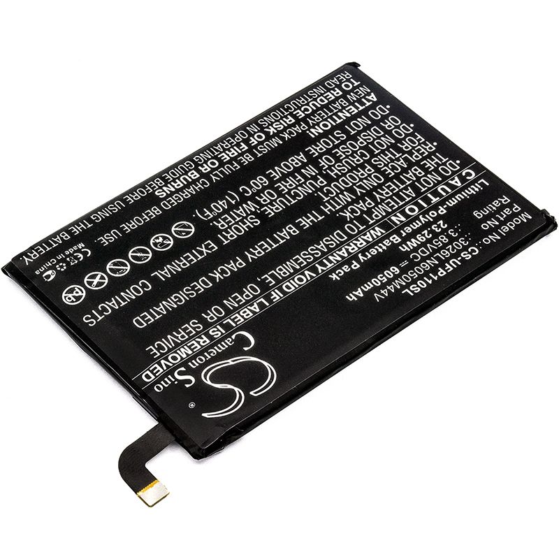 Li-Polymer Battery fits Ulefone, power 3.85V, 6050mAh Mobile & SmartPhone Cameron Sino Technology Limited