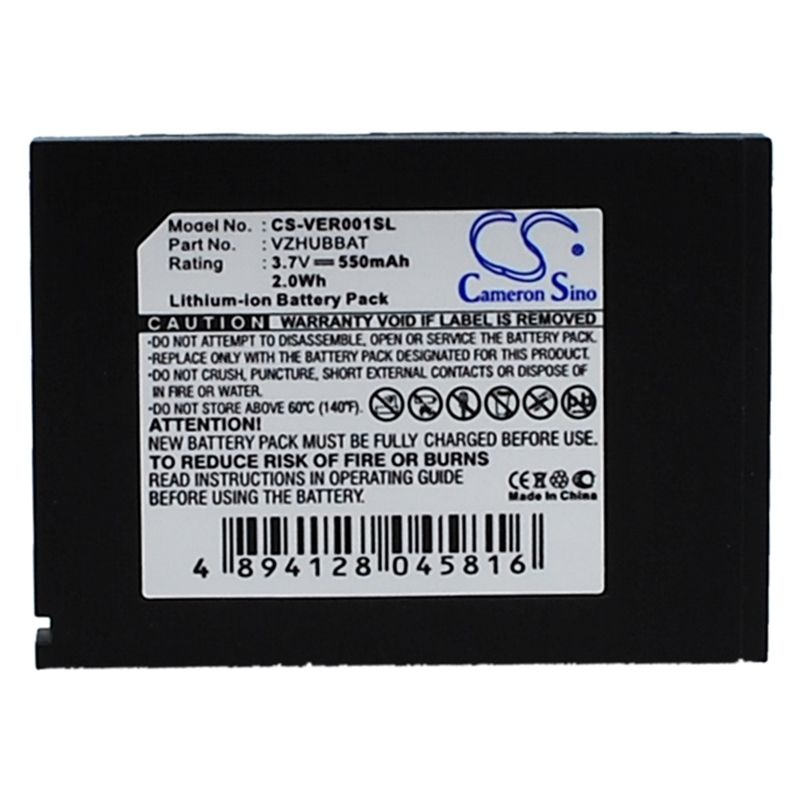 Li-ion Battery fits Verizon, hub 3.7V, 550mAh Communications Cameron Sino Technology Limited (Suspended)