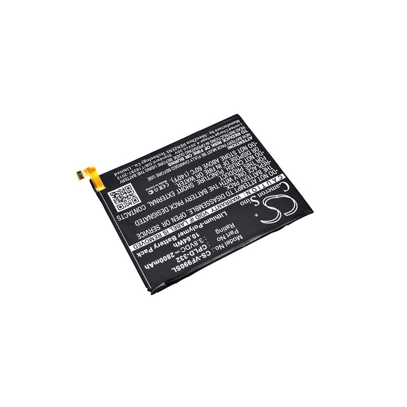 Li-Polymer Battery fits Vodafone, 990n, 990n-pt, smart 4 max 3.8V, 2800mAh Communications Cameron Sino Technology Limited (Suspended)