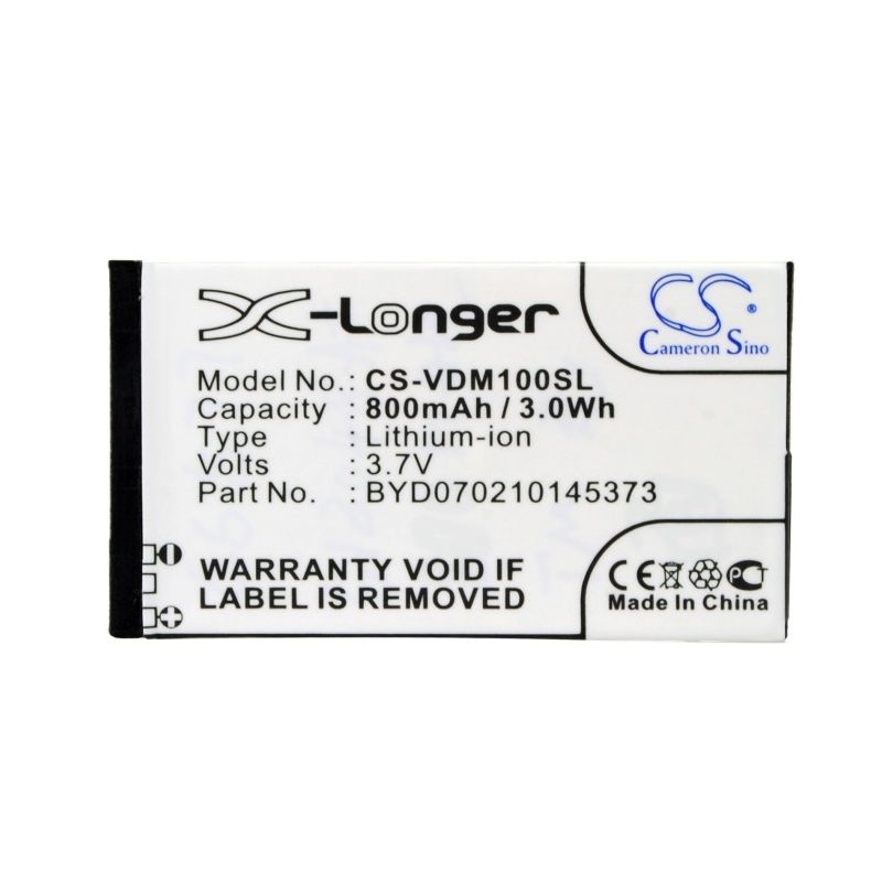 Li-ion Battery fits Vodafone, d100, d101, mini d100 3.7V, 800mAh Mobile & SmartPhone Cameron Sino Technology Limited