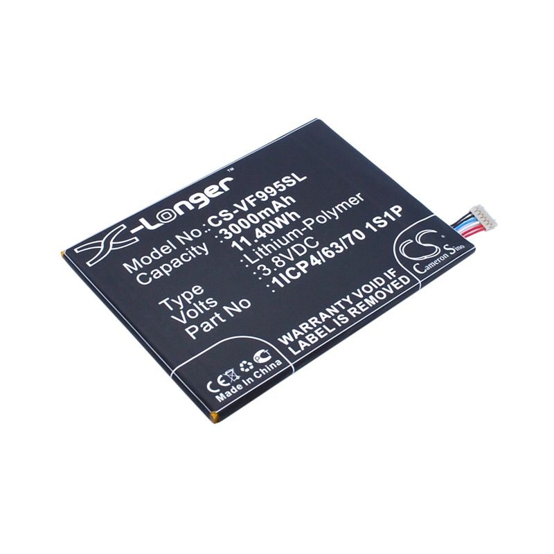 Li-Polymer Battery fits Vodafone, smart ultra 6, v995, v995n 3.8V, 3000mAh Mobile & SmartPhone Cameron Sino Technology Limited