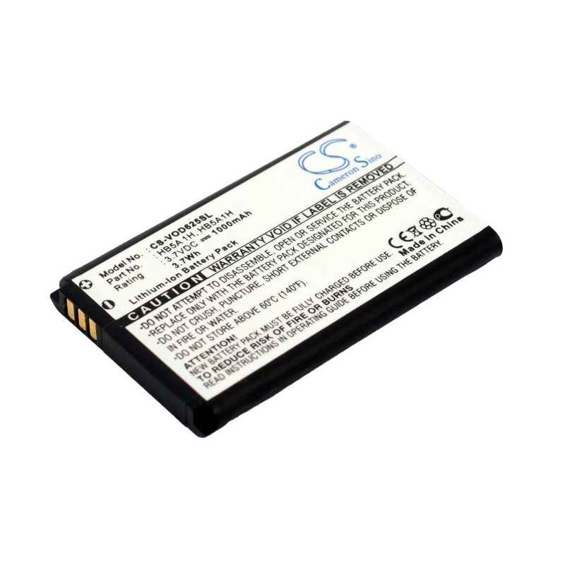 Li-ion Battery fits Vodafone, v625, vf625 3.7V, 1000mAh Mobile & SmartPhone Cameron Sino Technology Limited