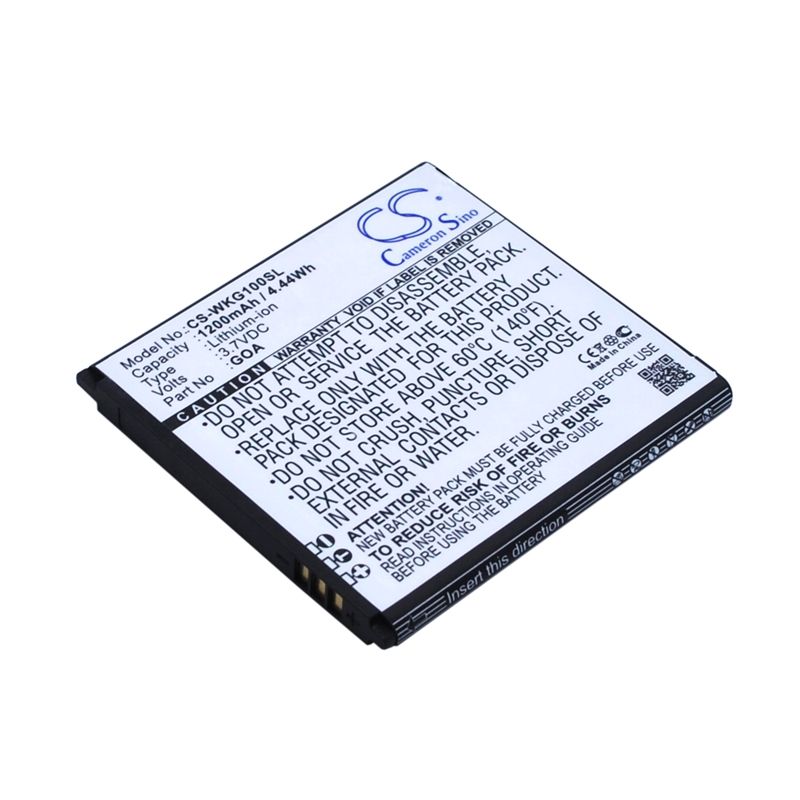 Li-ion Battery fits Wiko,9662, goa, sunny 3.7V, 1200mAh Mobile & SmartPhone Cameron Sino Technology Limited