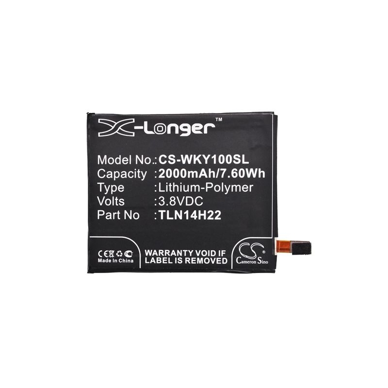 Li-Polymer Battery fits Wiko, highway pure, highway signs, highway signs 3g 3.8V, 2000mAh Mobile & SmartPhone Cameron Sino Technology Limited