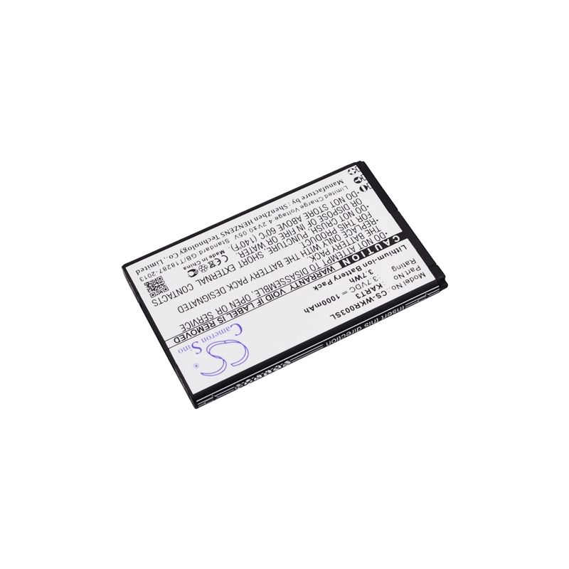 Li-ion Battery fits Wiko, kart 3, kart3 3.7V, 1000mAh Mobile & SmartPhone Cameron Sino Technology Limited