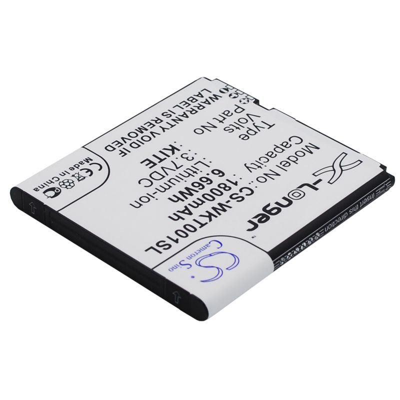 Li-ion Battery fits Wiko, kite 3.7V, 1800mAh Mobile & SmartPhone Cameron Sino Technology Limited