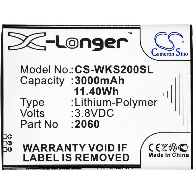 Li-Polymer Battery fits Wiko, l5261ae, pulp fab, pulp fab 4g 3.8V, 3000mAh Mobile & SmartPhone Cameron Sino Technology Limited