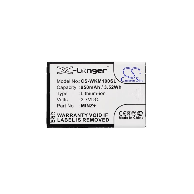 Li-ion Battery fits Wiko, m066win, minz, minz+ 3.7V, 950mAh Communications Cameron Sino Technology Limited