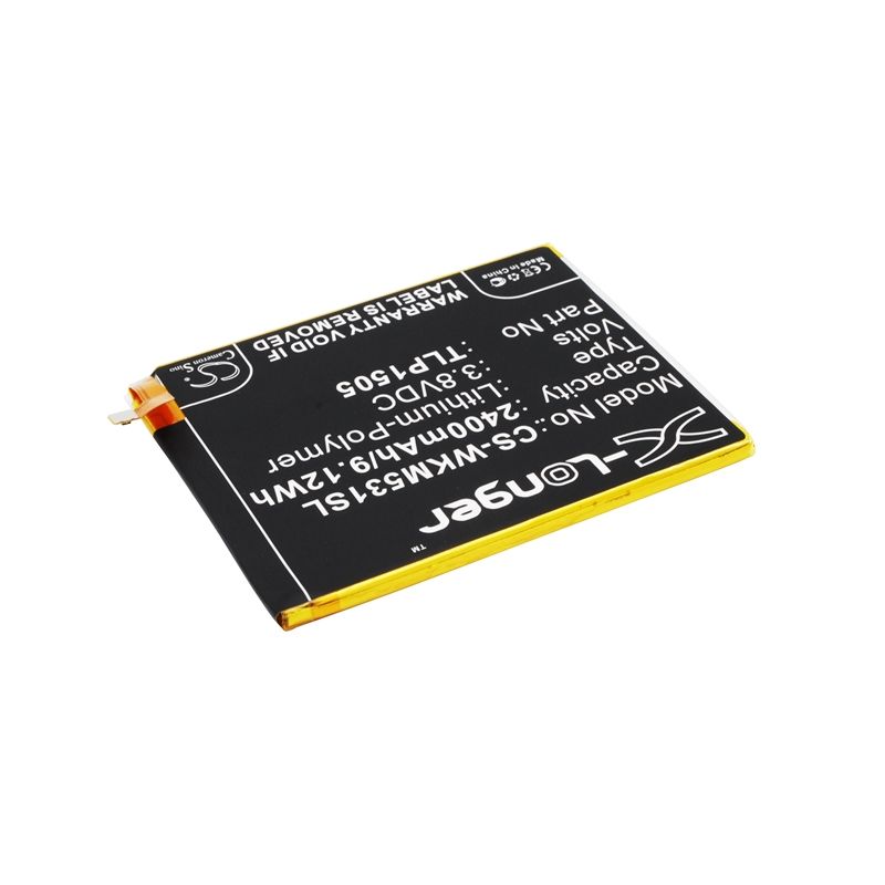 Li-Polymer Battery fits Wiko, m531, ridge, ridge 4g 3.8V, 2400mAh Mobile & SmartPhone Cameron Sino Technology Limited