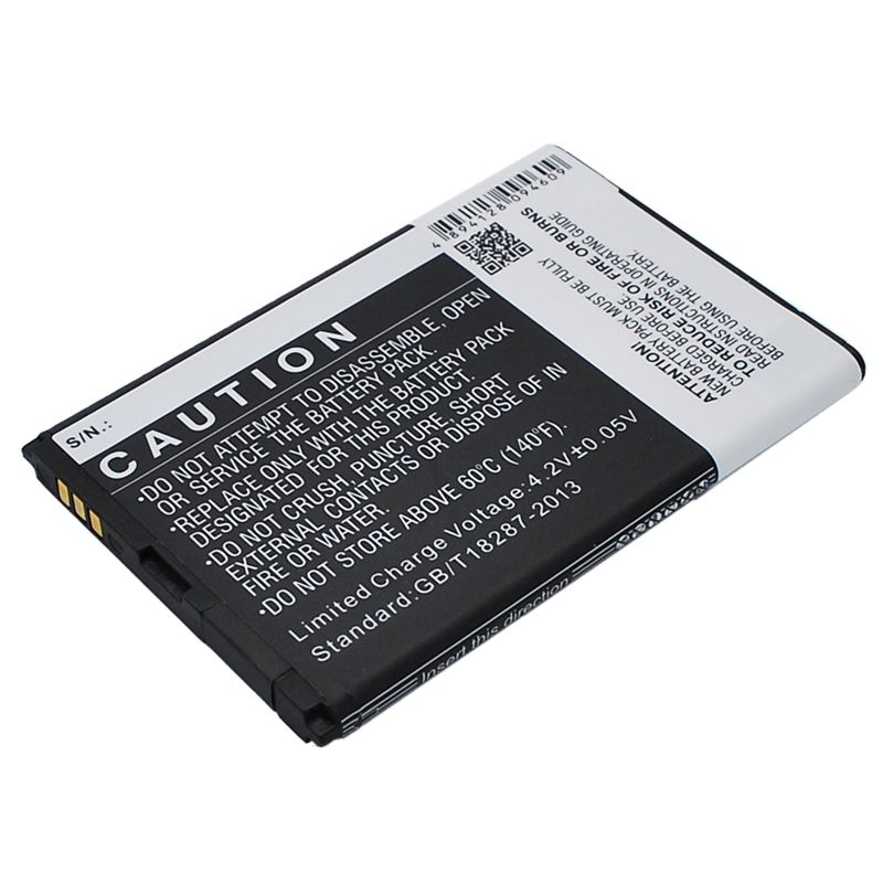 Li-ion Battery fits Wiko, ozzy, ozzy double sim 3.7V, 1400mAh Mobile & SmartPhone Cameron Sino Technology Limited